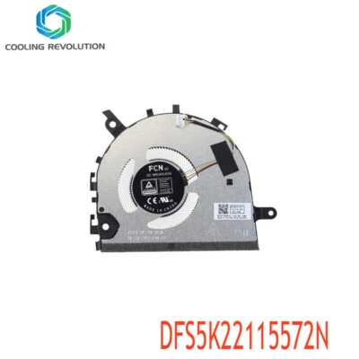 Laptop CPU Cooling Fan For Lenovo V14 G3 ABA 82TU V14 G3 IAP 82TS FRU 5F10S14005 - Image 1 of 2
