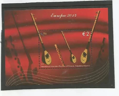S52277 KOSOVO EUROPA CEPT MNH** 2014 S/S Instruments De Musique - Photo 1/1