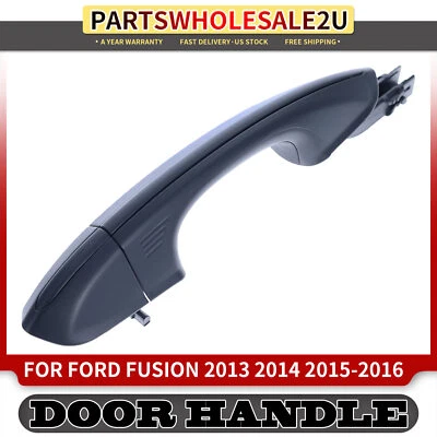 Front Driver LH Black Exterior Door Handle for Ford Fusion 2013 2014 2015 2016 - Image 1 of 4