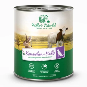 Müller’s Naturhof - Kaninchen & Kalb - 6 x 800 g - Bild 1 von 3