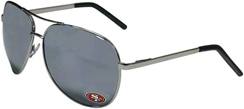 San Franciso 49eres Mirror Aviator Style Sunglasses UV400 Cover