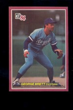1984 Donruss Action All Stars GEORGE BRETT Kansas City Royals Jumbo Card 