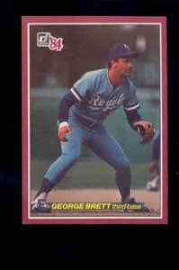 1984 Donruss Action All Stars GEORGE BRETT Kansas City Royals Jumbo Card 
