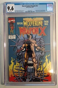 MARVEL COMICS PRESENTS #72 (1991) ORIGIN OF WOLVERINE CGC 9.6 ๐๏ธ๐ฅ - Picture 1 of 5