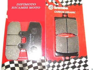 PASTIGLIE FRENO BREMBO ANTERIORI 07006 + POSTERIORI APRILIA SCARABEO GT 200 2003 - Foto 1 di 1