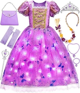 Gorgeous LED Princess Costume - Perfect Dress and Accessories Set for Ages 3-8 - Picture 1 of 9