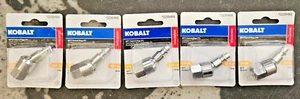 Kobalt NPT drehbarer Stecker (F) 1/4 Zoll Industrie 5er-Pack - Bild 1 von 2