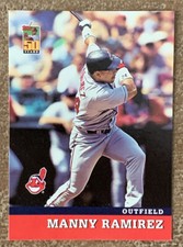 2001 Topps Post Cleveland Indians Manny Ramirez #7 Of 18