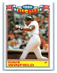 1986 Topps Commemorative All Star #8 Dave Winfield