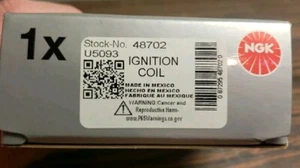 NGK U5093 48702 COP Ignition Coil For 04-11 Mazda RX-8 - Bild 1 von 2