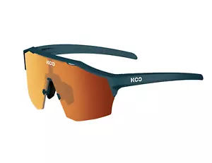KOO Alibi Cycling Sunglasses - Dark Matte Blue w/ Red Photochromic Lens - Picture 1 of 2