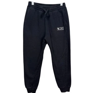 Abercrombie & Fitch Kids Sweat Pants Joggers Black Size 9/10 Trendy Kidswear - Picture 1 of 8
