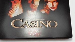 Casino Debossed Blu Ray Steelbook. RARE Import - Picture 1 of 11