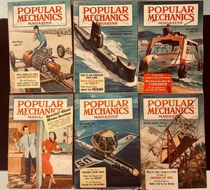 VTG Popular Mechanics Magazine, 1953 Jan-Dec 12 issues - Picture 1 of 2
