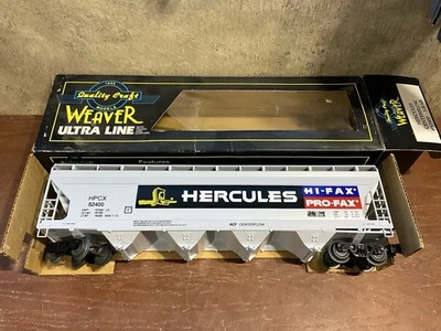 VINTAGE WEAVER 52400 HPCX HERCULES ACF CENTER FLOW HOPPER 3-RAIL O SCALE NIB  - Image 1 of 4