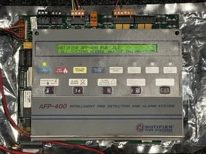 PANEL DE CONTROL DE ALARMA CONTRA INCENDIOS NOTIFICADOR AFP-400 PLACA PRINCIPAL *USADO* - Imagen 1 de 17