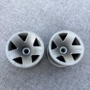 HPI F5 Type grey Front Wheels Rush Associated / Losi Trucks 3040 4 RC buggy x2  - Picture 1 of 5
