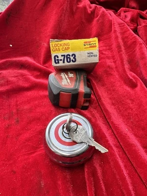 Nuevo de Lote Antiguo 1968-1972 VOLKSWAGEN VW Bloqueo Gas Relleno Tapa Combustible Stant G-763 1969 1970 71 Foto 1 de 4