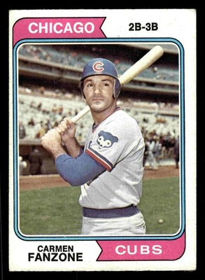 1974 Topps Carmen Fanzone #484 - Chicago Cubs - Image 1 of 2