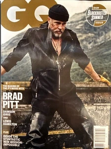 Brad Pitt GQ Mag Summer 2025 F1 Lewis Hamilton, Damson Idris, Mission Impossible - Picture 1 of 2