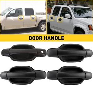 Front Rear Gate Tailgate Tail Latch Handle Black for 04-12 Colorado GMC Canyon - Picture 1 of 77
