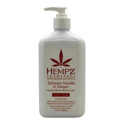 Hempz Tahitian Vanilla & Ginger Body Moisturizer 17 oz - Image 1 of 2
