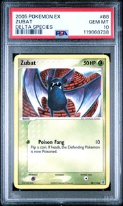 Pokemon Ex Delta Species 88 Zubat PSA 10 GEM MINT - Picture 1 of 1