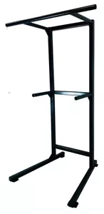 Klimmzug/Klimmzug & Dip Station Kraftstation. Trainingsgerät aus lackiertem Stahl - Bild 1 von 4