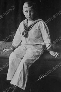 Young Sailor Boy Sits For Portrait Classic 4 by 6 Reprint Photograph - Bild 1 von 1