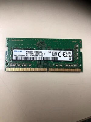 SAMSUNG DDR4 8GB 3200 Notebook Memory SODIMM Laptop Free ship - Image 1 of 2
