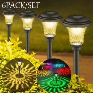 6~18pcs Solar Garden Lights Outdoor Landscape LED Light Pathway Yard Waterproof - Picture 1 of 26