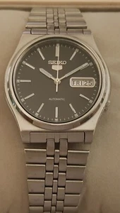 Reloj de pulsera automático Seiko 5 en acero inoxidable - Ref. 7S26-0540 - Día Fecha - Imagen 1 de 8