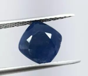 100% Natural BLUE SAPPHIRE Gemstone Natural Sapphire loose Stone Ring size - Picture 1 of 10