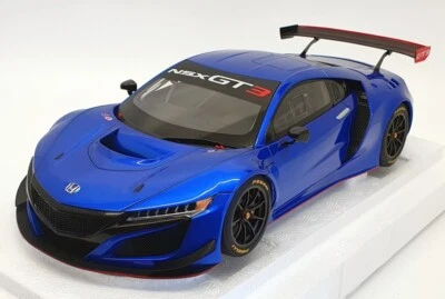 AutoArt 1/18 Scale Diecast 81896 - Honda NSX GT3 - Hyper Blue - Imagen 1 de 4