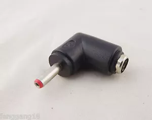 1x DC 5.5x2.1mm Female To 3.5mm x1.35mm Male Right Angle Power Adapter Connector - Picture 1 of 7