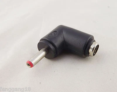 1x DC 5.5x2.1mm Female To 3.5mm x1.35mm Male Right Angle Power Adapter Connector - Image 1 of 4
