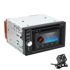 Radio doble 2Din 6,2 pulgadas estéreo para automóvil Bluetooth apto para Apple CarPlay Android AUTO - Imagen 1 de 24