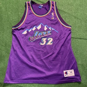 Camiseta de colección campeón Karl Mailman Malone Utah Jazz #32 NBA 48 (XL 24” X 32”) - Imagen 1 de 6