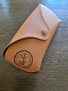 Ray-Ban Sunglasses Glasses Case Brown Authentic Genuine 