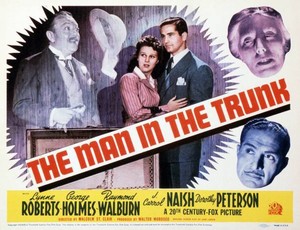The Man In The Trunk Lobby Card Raymond Walburn Lynne Roberts Geor- Old Photo