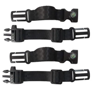 2 Pack Backpack Chest Strap Heavy Duty Adjustable Backpack Sternum Strap Ches... - Picture 1 of 6