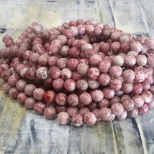 Natural Maifanite/Medical Stone,8mm, Approx 48 pcs.Dyed. Free postage. Oz Seller - Foto 1 di 3