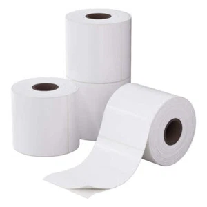 4 Rolls Direct Thermal Labels Paper Printer Paper Barcode Shipping Stickers - Picture 1 of 5