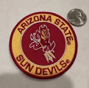Arizona State University Sun Devils Embroidered Iron On Patch 3.25”x 3.25” Nice! - Picture 1 of 3