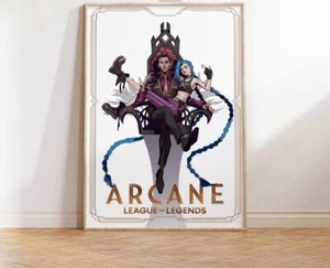 Arcane Tv Series Poster, Jinx Wall Art, Gaming Room Wall Decor, Fine Art Print 6 - Picture 1 of 3