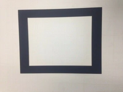 Picture Framing Mats 11x14 for 8.5 x11 photo or diploma Navy Blue SINGLE mat
