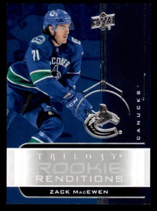 2019-20 Upper Deck Trilogy Rookie Renditions #RR23 Zack MacEwen - Picture 1 of 2