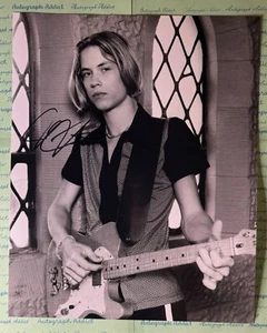 Foto 8x10 firmada por Johnny Lang - Mienteme - Imagen 1 de 2