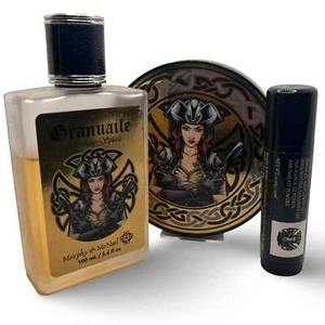 Granuaile Shaving Soap (Kodiak Base), Splash, and Solid Cologne - by Murphy and - Picture 1 of 2