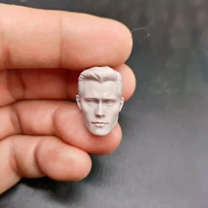 1/12 Scale The Terminator 5 Lee Byung-Hun Head Sculpt Unpainted Fit 6" ML Figure - Picture 1 of 3